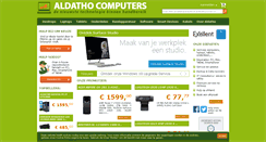 Desktop Screenshot of aldatho.be